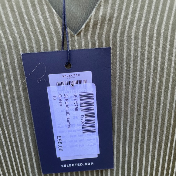 NWT | Selected Femme | Callie Damina Midi Dress | Size US 6 - Picture 9 of 13